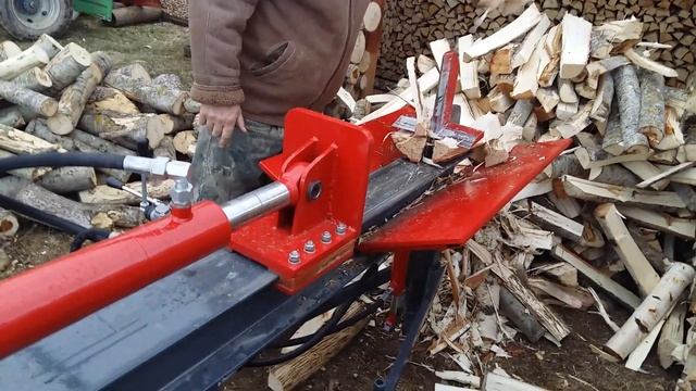 самодельный гидравлический дровокол на бензиновом двигателе смотреть онлайн