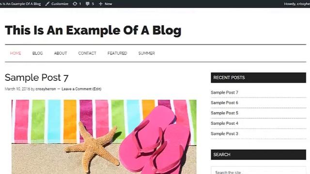 WordPress Sidebar Widgets & Customized Home Page смотреть онлайн
