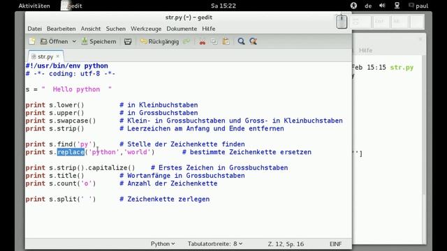 Python-Programmierung - Zeichenkettenmethoden смотреть онлайн