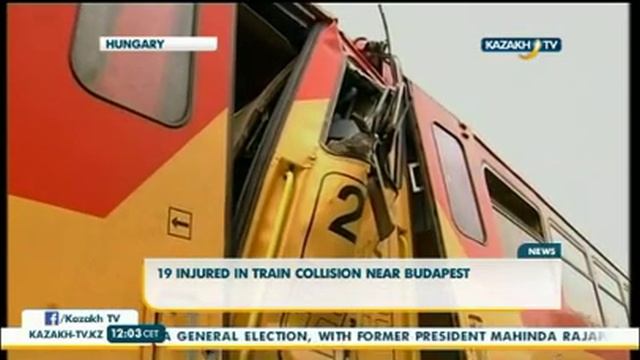 В Венгрии два поезда столкнулись лоб в лоб смотреть онлайн