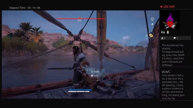 Crash's First Assassin's Creed: Origins Live PS4 Broadcast. смотреть онлайн