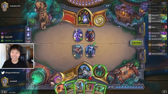 Milling The Perfect Card | King Togwaggle Druid| THE WITCHWOOD | HEARTHSTONE | DISGUISED TOAST смотреть онлайн