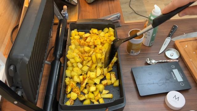 Bratkartoffeln im Optigrill in der Backschale смотреть онлайн