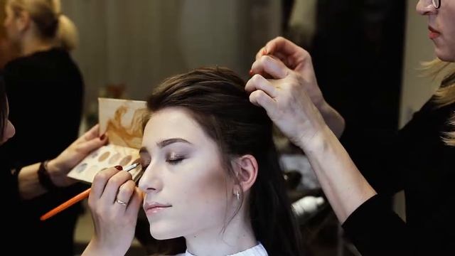 Создание образа. Укладка + макияж. смотреть онлайн