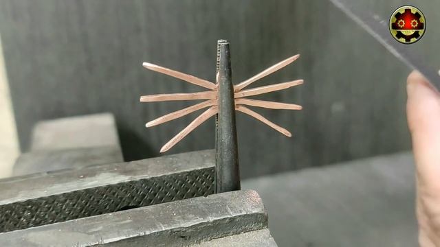 I TURN 1 HEX NUTS AND COPER into a SPIDER RING смотреть онлайн