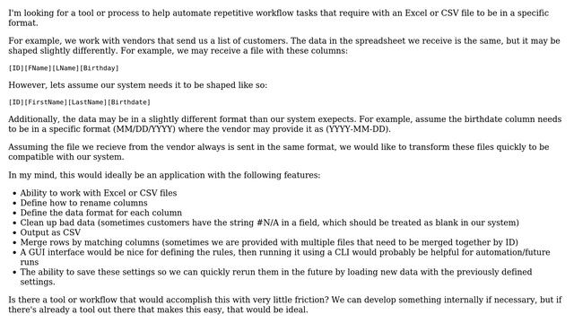 Automate spreadsheet (Excel/CSV) workflow смотреть онлайн