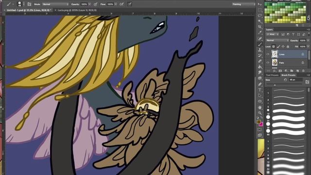 PAINTING TIMELAPSE || Lucia FR Portrait смотреть онлайн