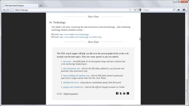 RSS Search Engines - Search Your RSS Feeds