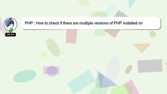 PHP : How to check if there are multiple versions of PHP installed on Ubuntu 12.04 LTS? смотреть онлайн
