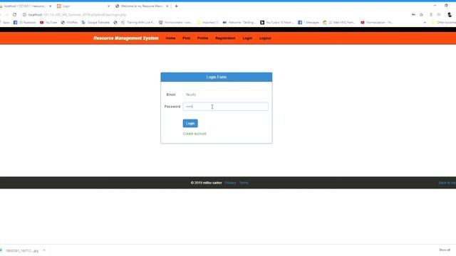 Resource Management system Using PHP смотреть онлайн