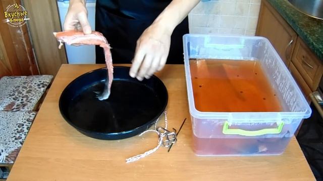 Вяленая красная рыба кижуч. Вялим дома смотреть онлайн