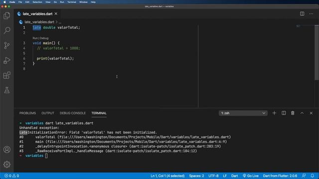 Dart - Curso Completo: Modificador 'Late' (Variáveis) ✅ смотреть онлайн