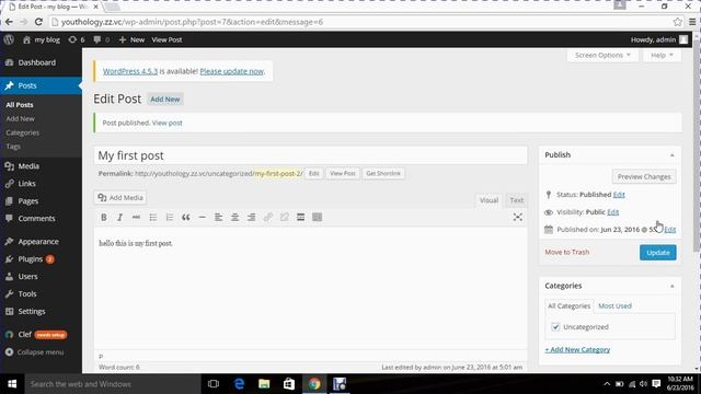 Lesson 3: How to add posts and pages to your wordpress website (Hindi) смотреть онлайн