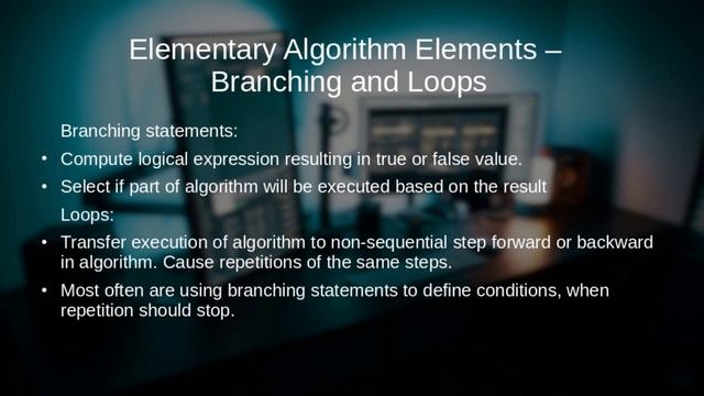 Elementary blocks of algorithm - Python for Computational Science [2022]. #3 смотреть онлайн
