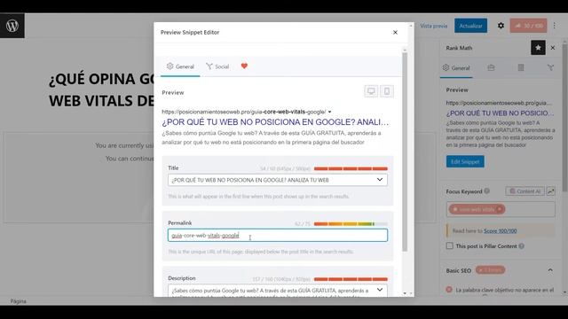 Cómo configurar los Snippets en Wordpress con Rank Math смотреть онлайн