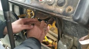 Заводим бульдозер ЧТЗ