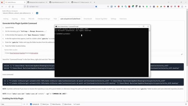 How To Install Krita Extension For Stable Diffusion (auto-sd-paint-ext) Automatic1111 WebUI