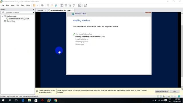 Hướng dẫn download, cài đặt HĐH windows server 2012 trên VMware Workstation 15.x смотреть онлайн