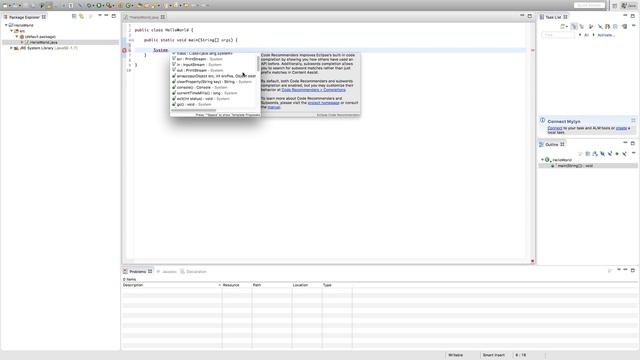 Java Hello World with Eclipse смотреть онлайн
