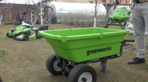 Самоходная тележка Гринворкс. обзор Алиса.