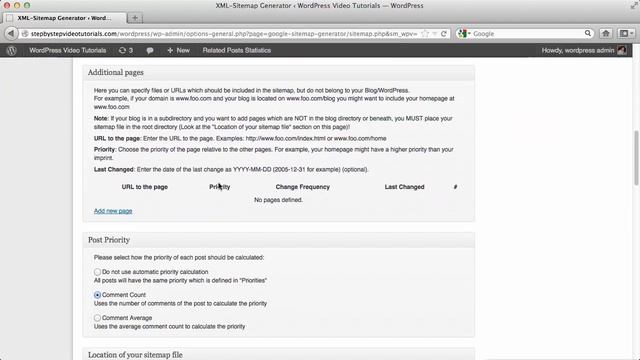 WordPress Tutorials 45 Top Ten Plugin Google XML Sitemap смотреть онлайн