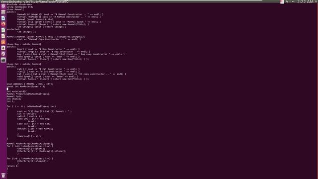 C++ Virtual Copy Constructor смотреть онлайн