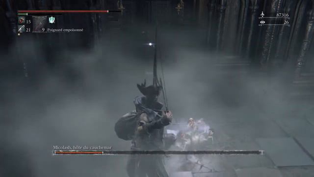 Kill Micolash with simon 's bow (BLOODBORNE) смотреть онлайн
