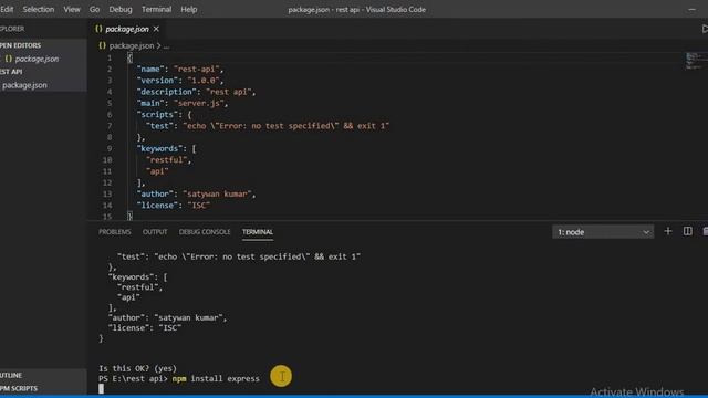 REST API with Node.js express.js and mongoDB in Hindi | Planning & First Steps смотреть онлайн