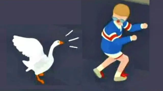 ГУСЬ вредитель достает школьника Untitled Goose Game #2 смотреть онлайн