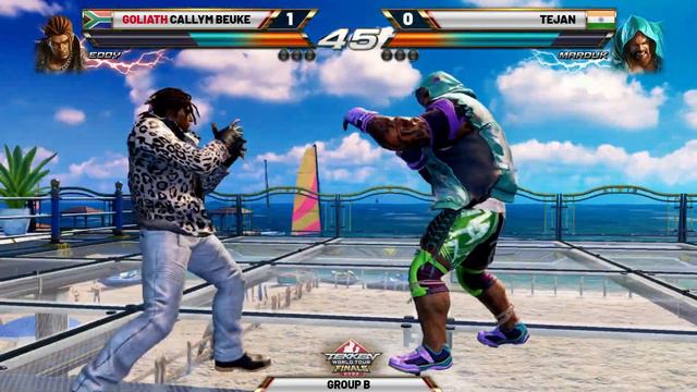 TWT2022 - Global Finals - Group B - Callym Beukes vs Tejan смотреть онлайн