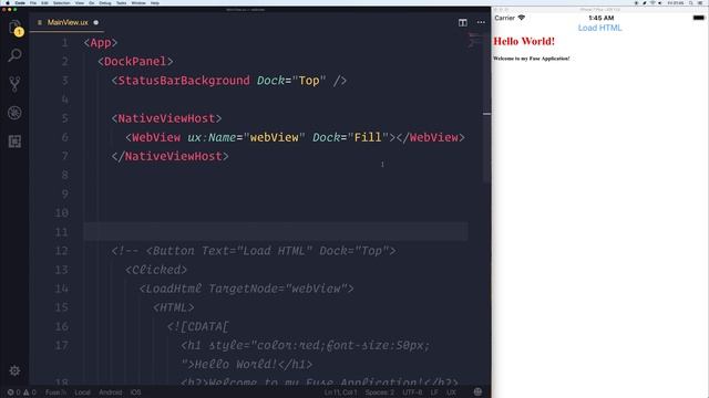 Fuse: Native WebView смотреть онлайн