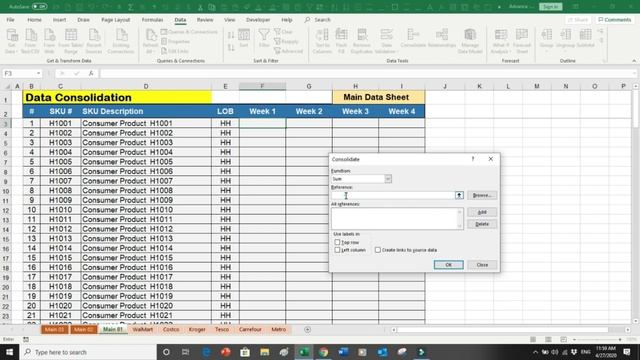 Excel Data Consolidation Module 1 Part 21 смотреть онлайн