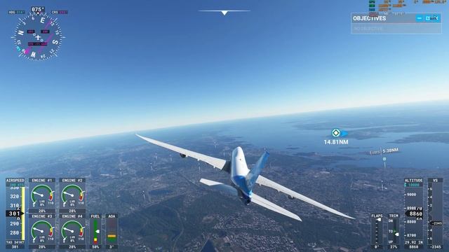 Microsoft Flight Simulator 2022; JFK DLSS 3.0; GeForce RTX 4080 смотреть онлайн