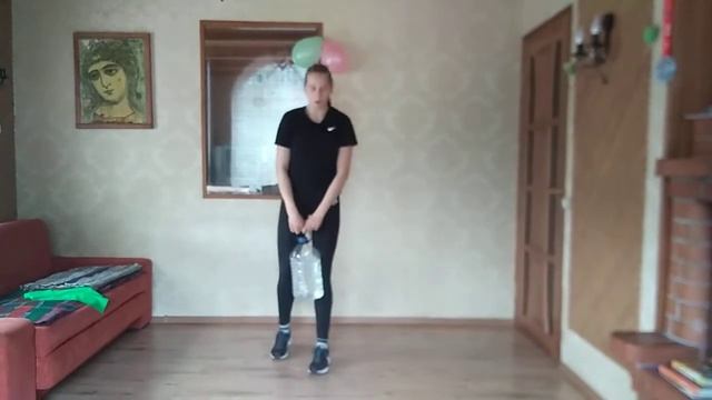 Интенсивная утренняя зарядка с отягощением дома смотреть онлайн