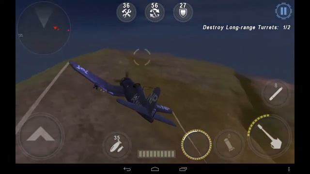 Vought F4U Corsair Gunship Battle Android Gameplay смотреть онлайн