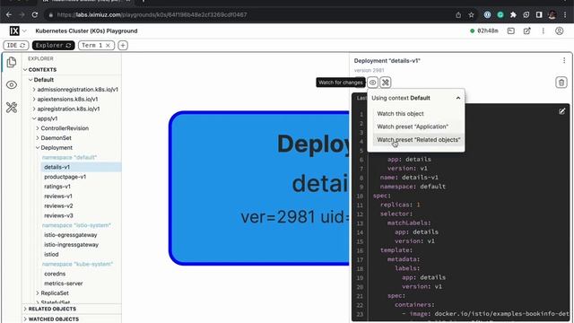 Kubernetes Explorer - Related Objects View смотреть онлайн