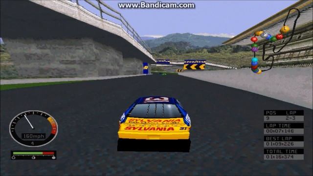 NASCAR Road Racing (PC) Gameplay (Mike Skinner) (Meibashi Speedway) (3 Laps) смотреть онлайн