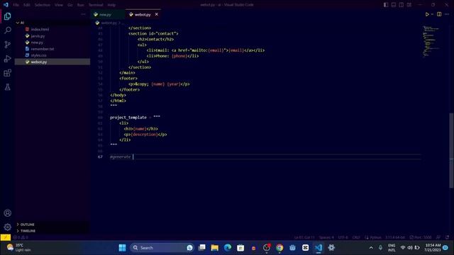 Building an AI Website Generator in python - A Step-by-Step Tutorial смотреть онлайн