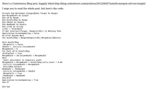Autofit height of a merged cell in Excel 2010 (2 Solutions!!) смотреть онлайн