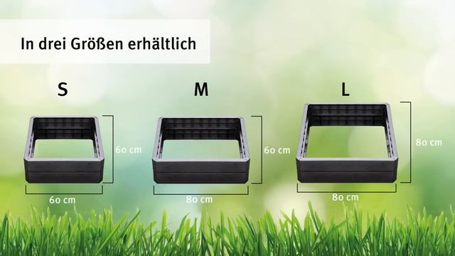 Kunststoff-Hochbeet-System Ergo Quadro im Holz-Dekor | GARANTIA смотреть онлайн