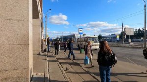 4k Старые ПАЗики в Архангельске. ПАЗ 32054. Russian north