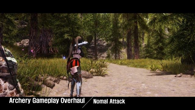 SKYRIM SE I Best Lore Friendly Archery Animation смотреть онлайн