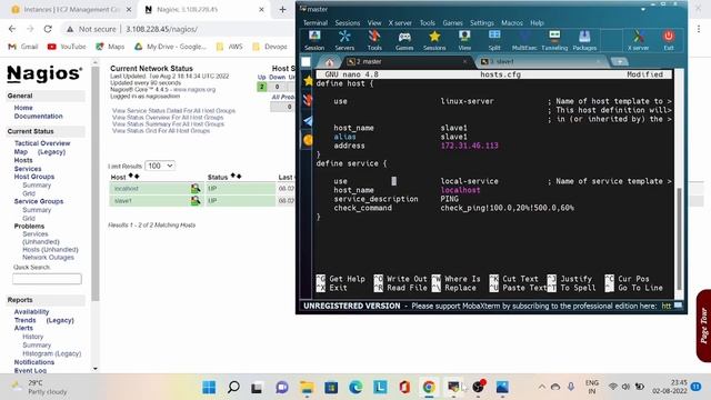 Nagios Monitoring Tool | Case Study | Adding Host and Service in Nagios Core |mymt15 смотреть онлайн