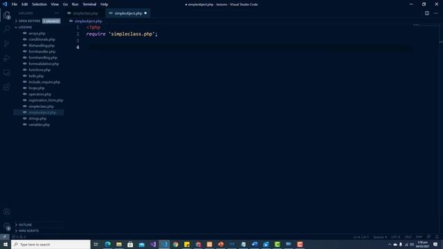 PHP MySQL Classes Objects Inheritance смотреть онлайн