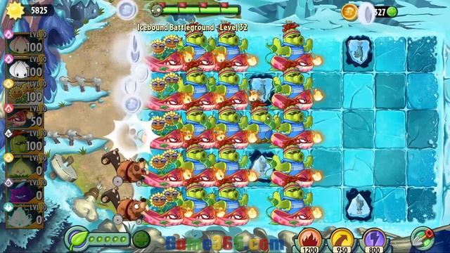 Plants vs Zombies 2 | Icebound Battleground Level 31-33 (Frostbite Caves) смотреть онлайн