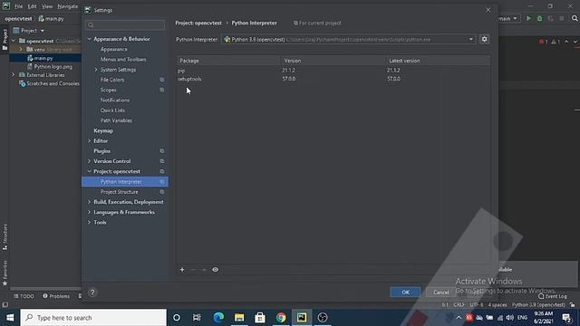 How to Install Python PIP Packages in Pycharm || Python Project || open cv смотреть онлайн