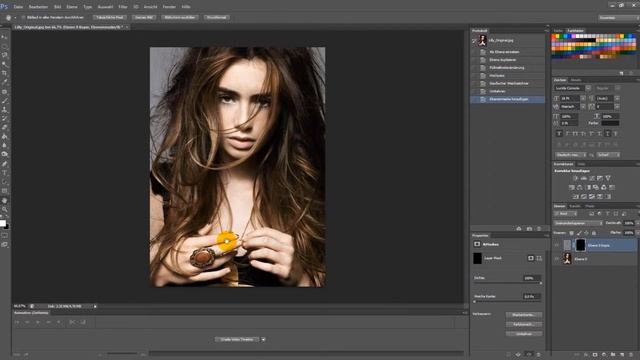 Photoshop Tutorial [Airbrush / schöne Haut] Deutsch смотреть онлайн