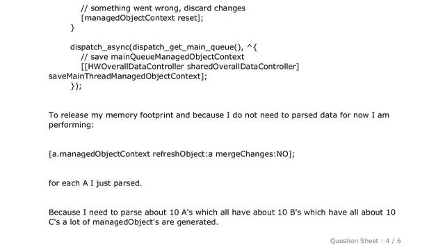 iOS : Core Data memory usage while importing large dataset смотреть онлайн