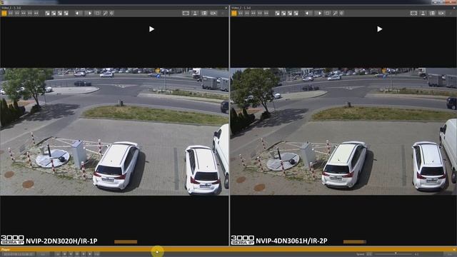 Сравнение IP камер 2 и 4 Mpx ДЕНЬ