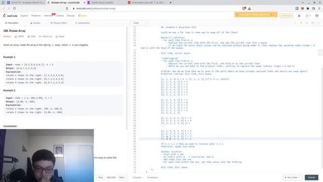 Terrible LeetCode in Kotlin: #189 Rotate Array смотреть онлайн